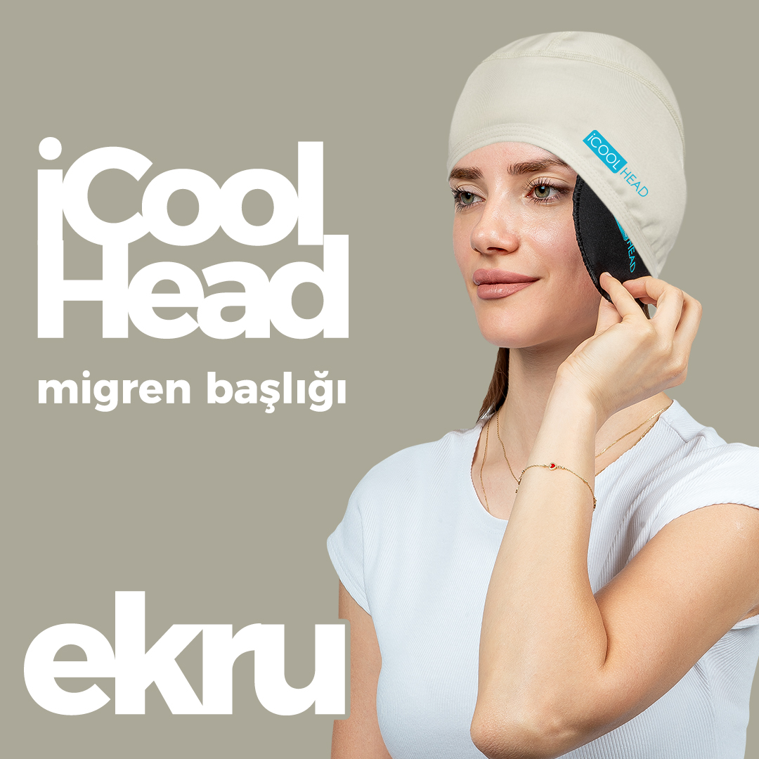 iCool Head Baş Ağrısı Rahatlatma Başlığı - Ekru