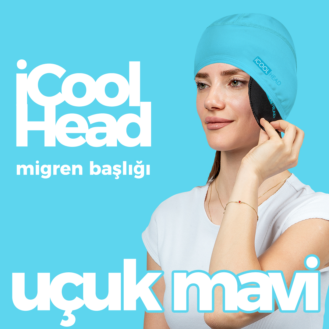iCool Head Baş Ağrısı Rahatlatma Başlığı - Uçuk Mavi